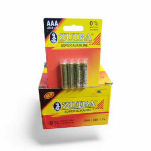 ZUIBA BATTERY AAA LR03 1.5V SUPER ALKALI